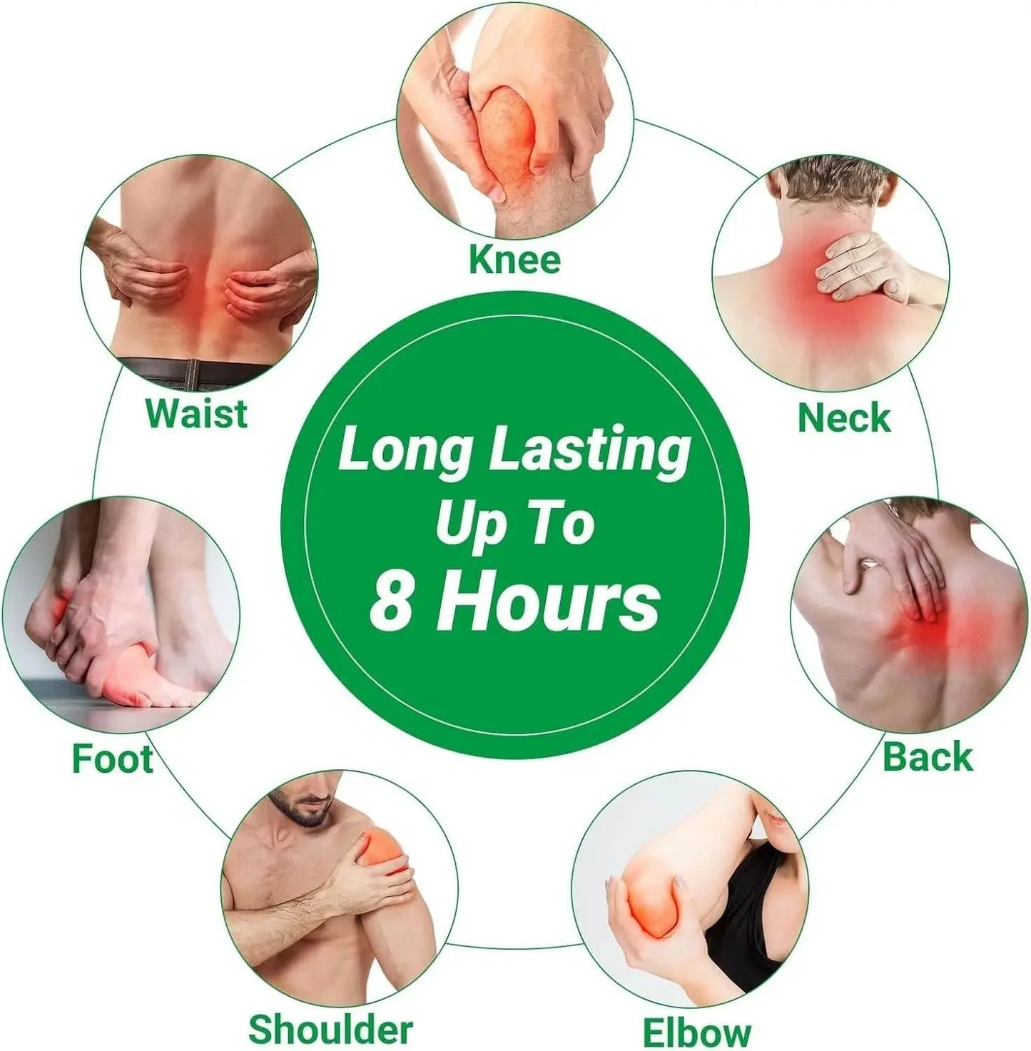 Natural Pain Relief Patches - Pack Of 10